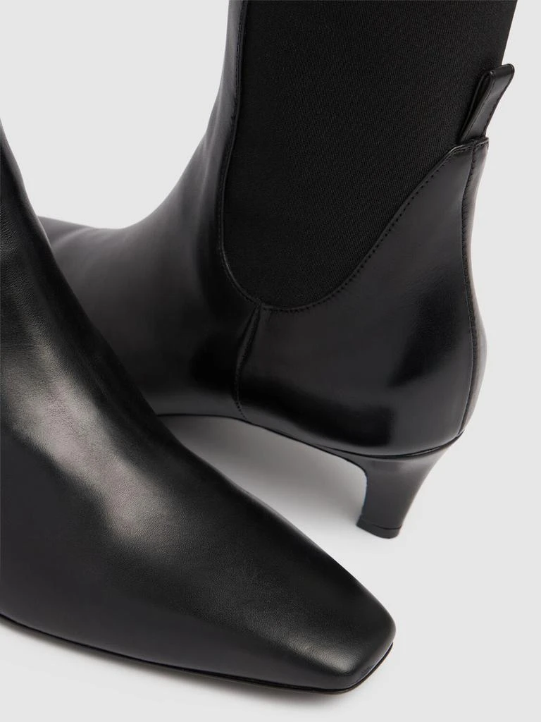 商品Totême|50mm Leather Ankle Boots,价格�¥6119,第3张图片详细描述