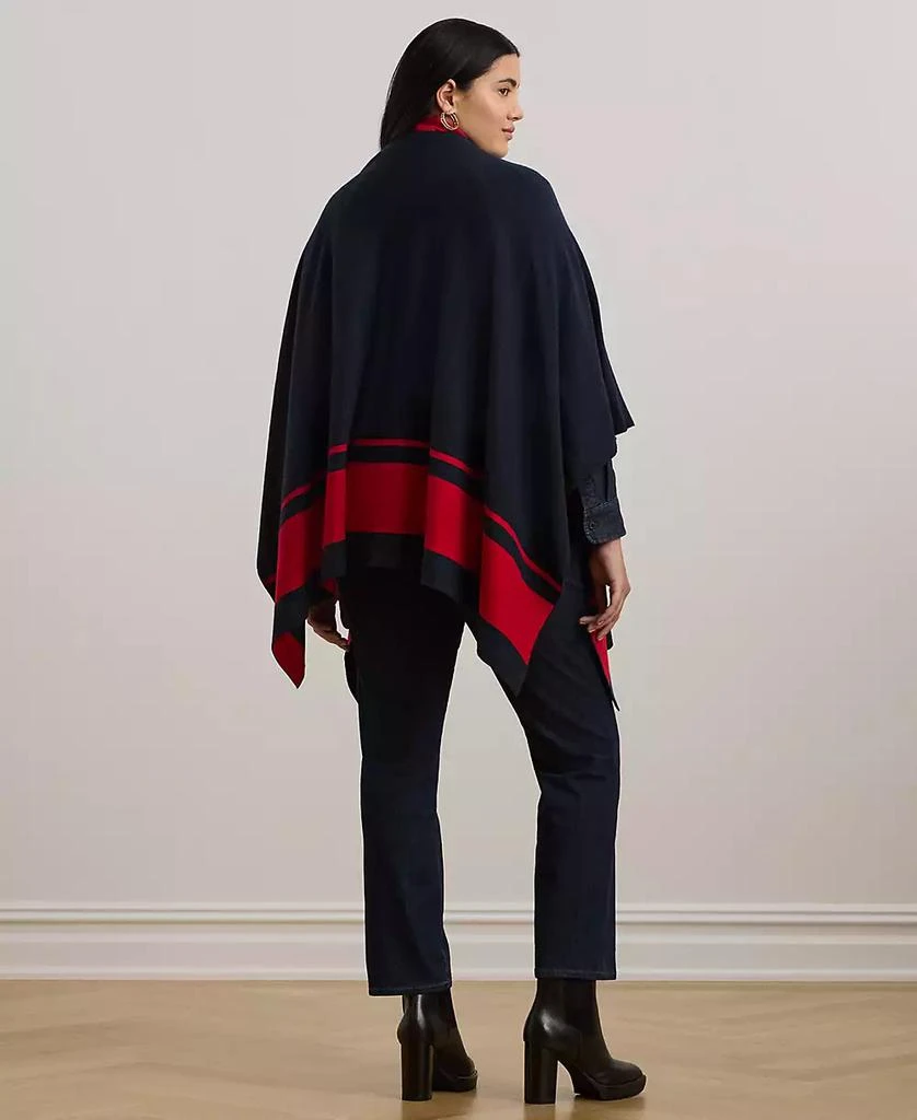 商品Ralph Lauren|Plus Size Two-Tone Poncho,价格¥2276,第2张图片详细描述