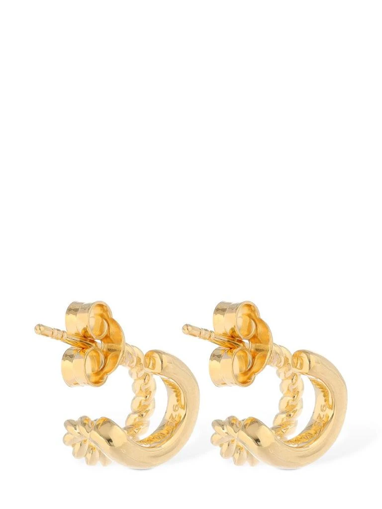 商品Missoma|Radial Double Huggie Earrings,价格¥801,第3张图片详细描述