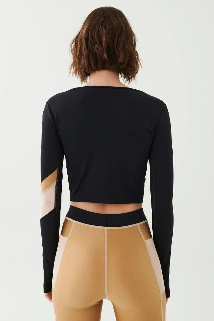 商品PE Nation|Magnitude Long Sleeve Top - Black,价格¥944,第4张图片详细描述