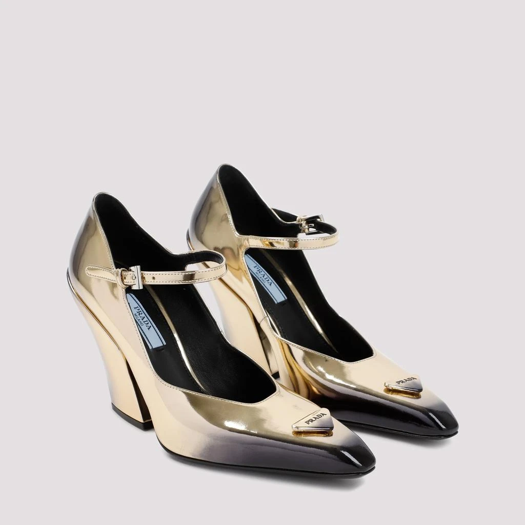 商品Prada|PRADA  BRUSHED LEATHER PUMPS SHOES,价格¥7148,第3张图片详细描述