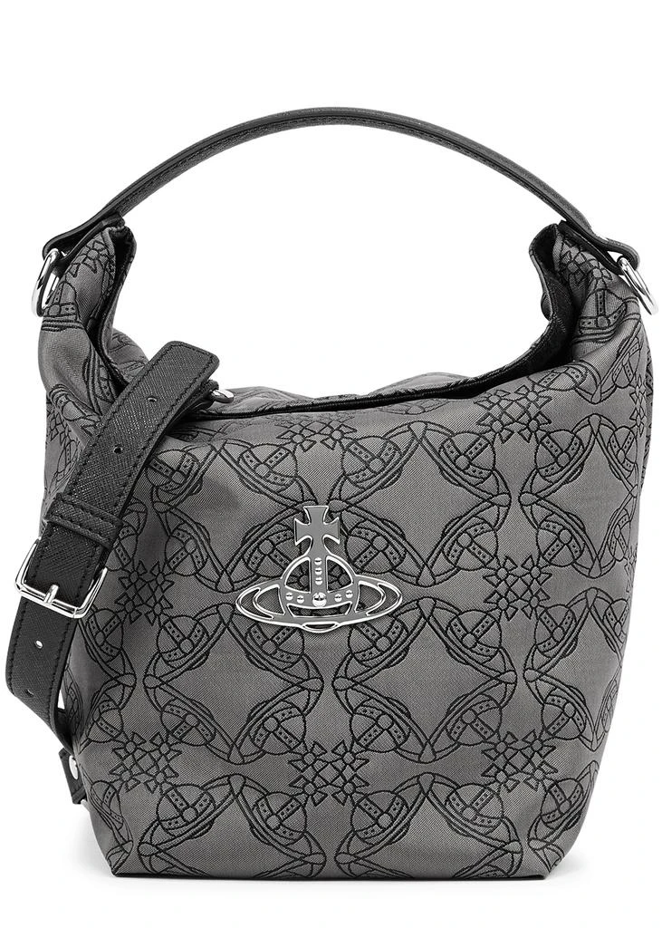 商品Vivienne Westwood|Sally medium jacquard canvas bucket bag,价格¥3058,第1张图片