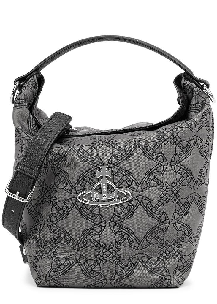 商品Vivienne Westwood|Sally medium jacquard canvas bucket bag,价格¥2624,第1张图片