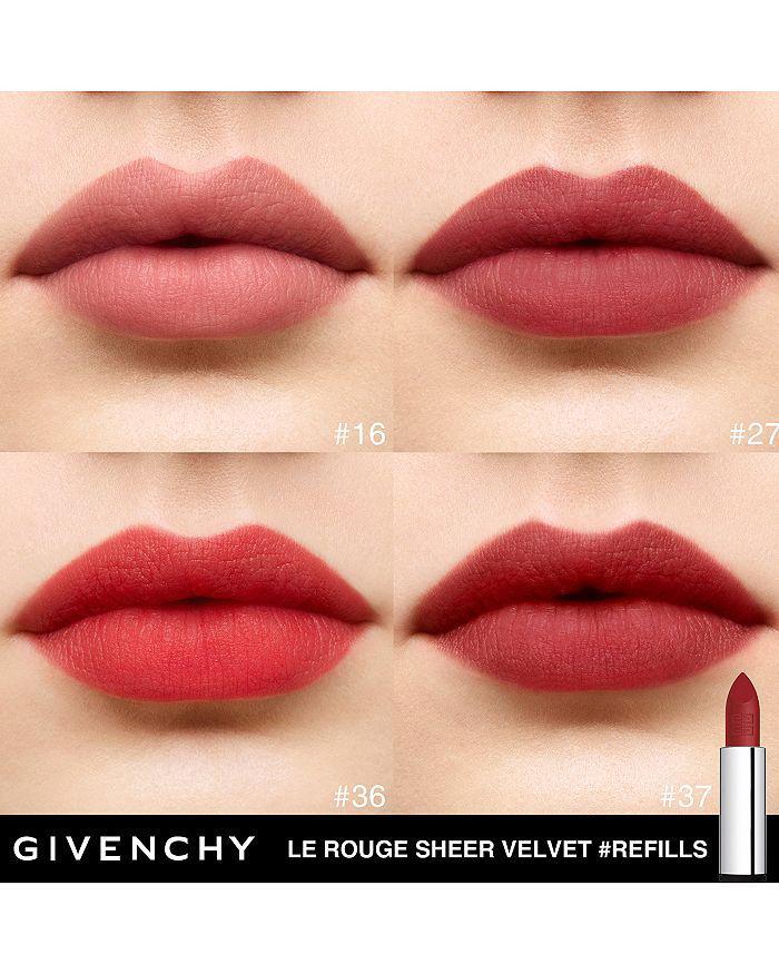 商品Givenchy|Le Rouge Sheer Velvet Matte Lipstick Customized Refill,价格¥224,第7张图片详细描述