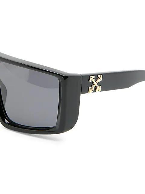 商品Off-White|Alps 145MM Shield Sunglasses,价格¥2691,第5张图片详细描述