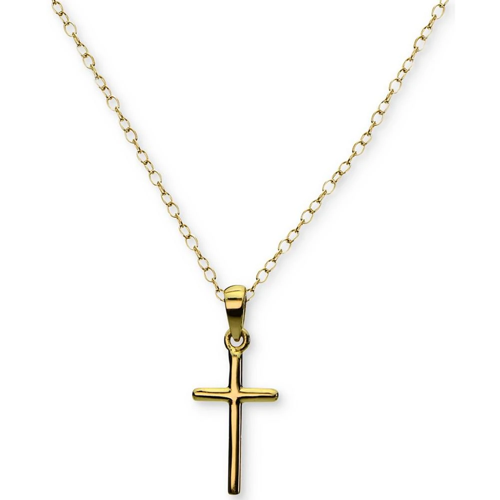 商品Giani Bernini|Cross 18" Pendant Necklace in 18k Gold-Plated Sterling Silver, Created for Macy's,价格¥156,第1张图片
