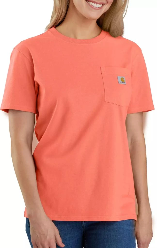 商品Carhartt|Carhartt Women's WK87 Workwear Pocket SS T-Shirt,价格¥166,第1张图片