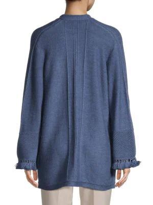 商品Kobi Halperin|Skylar Tasselled Merino Wool Open-Front Cardigan,价格¥995-¥1327,第4张图片详细描述