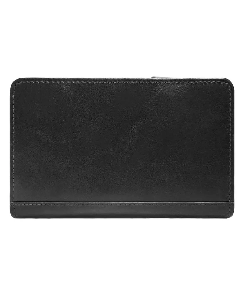 商品Mancini Leather Goods|Casablanca Collection RFID Secure Ladies Medium Clutch Wallet,价格¥356,第4张图片详细描述