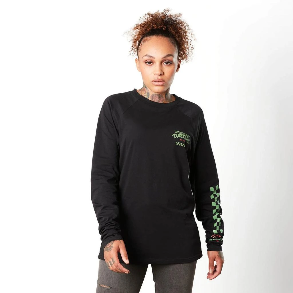 商品Original Hero|Teenage Mutant Ninja Turtles No Slice Left Behind Unisex Long Sleeve T-Shirt - Black,价格¥202,第4张图片详细描述