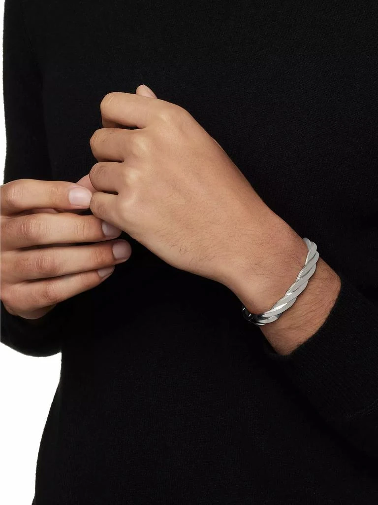 商品David Yurman|DY Helios™ Cuff Bracelet in Sterling Silver, 9MM,价格¥5620,第5张图片详细描述