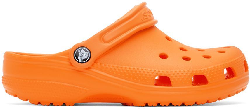 商品Crocs|Orange Classic Clogs,价格¥184,第1张图片