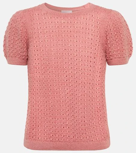 商品See by Chloé|Open-knit alpaca wool-blend top,价格¥1670,第1张图片