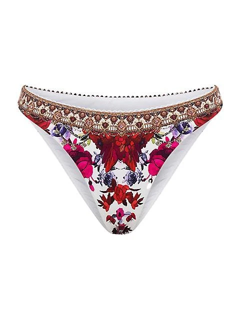 商品Camilla|Floral High-Cut Cheeky Bikini Bottom,价格¥717,第1张图片