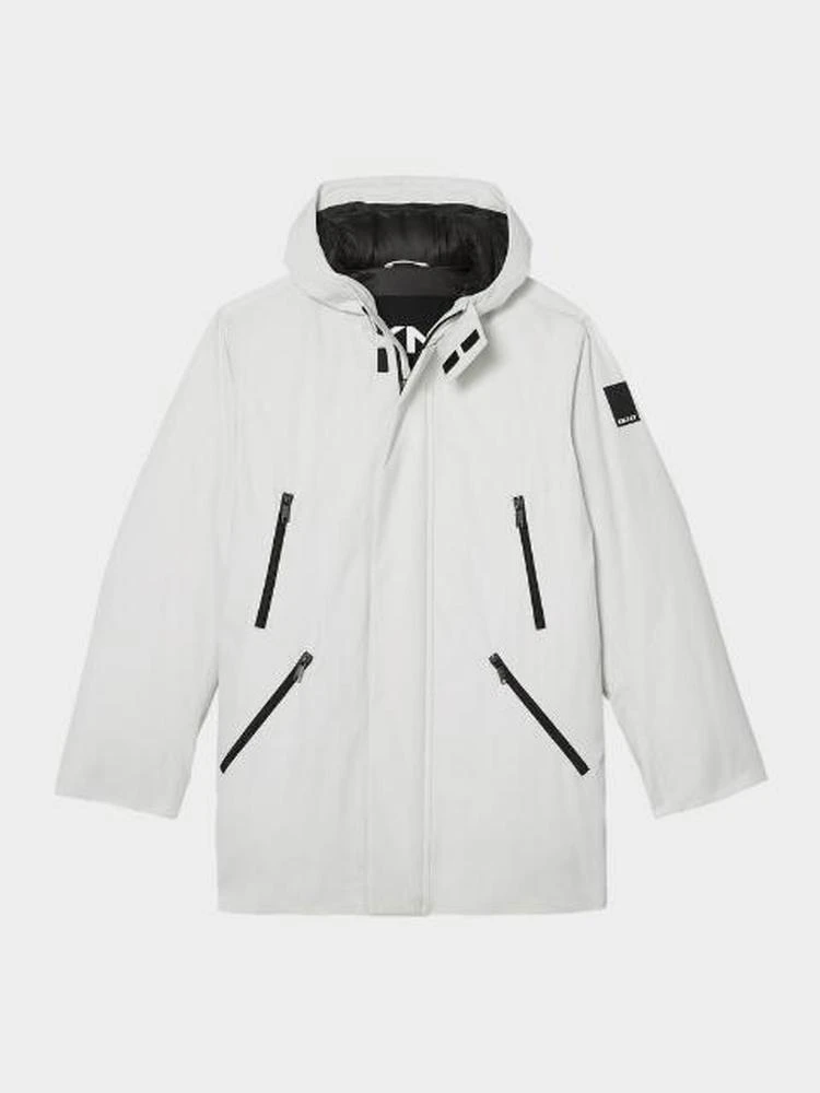 商品DKNY|Back Logo Hooded Parka,价格¥451,第1张图片