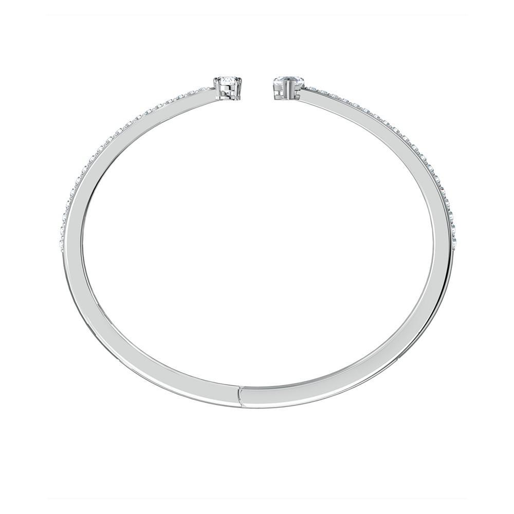 商品Swarovski|Silver-Tone Crystal Cuff Bracelet,价格¥749,第4张图片详细描述