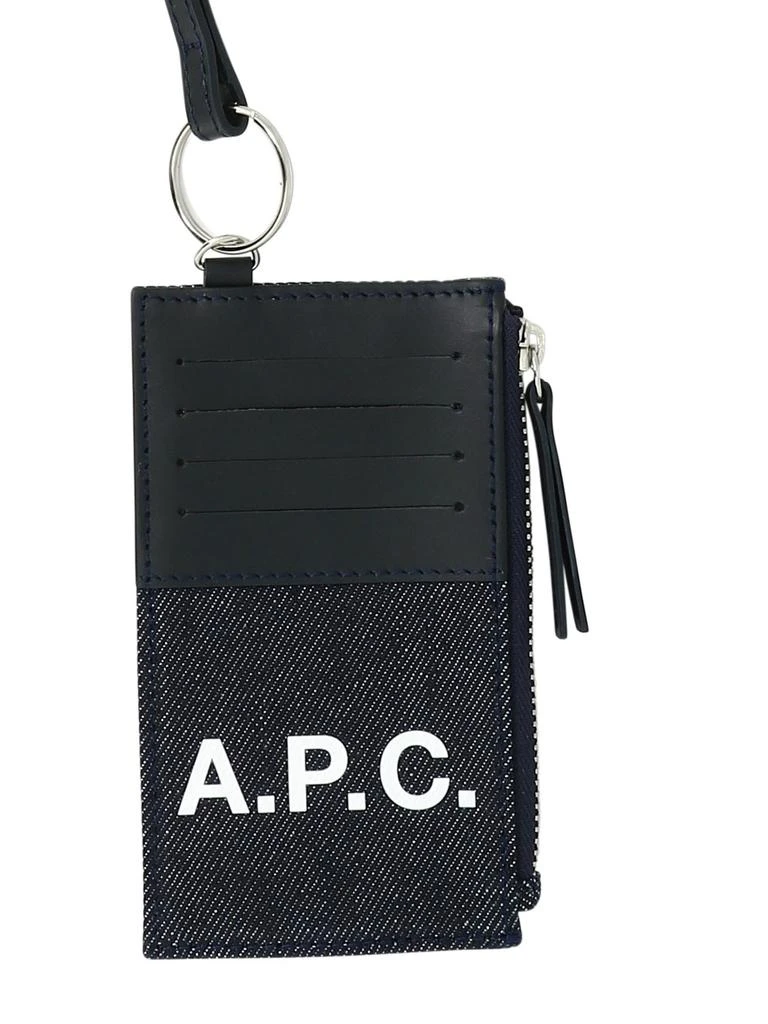 商品A.P.C.|Axelle Wallets & Card Holders Blue,价格¥622,第2张图片详细描述