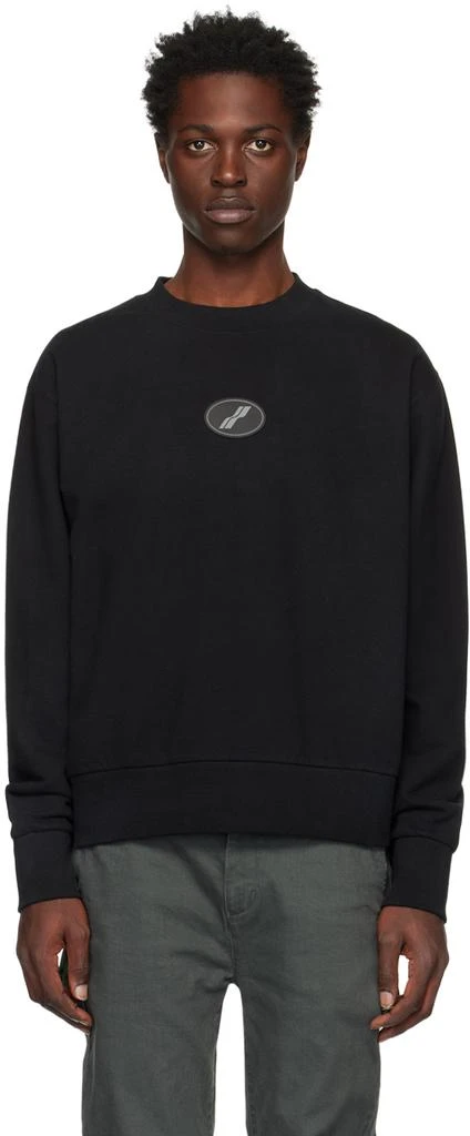 商品We11done|Black Symbol Wappen Sweatshirt,价格¥1047,第1张图片