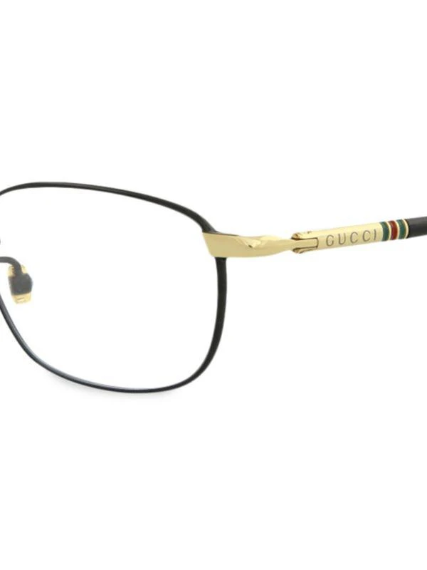 商品Gucci|52MM Rectangle Eyeglasses,价格¥1204,第3张图片详细描述