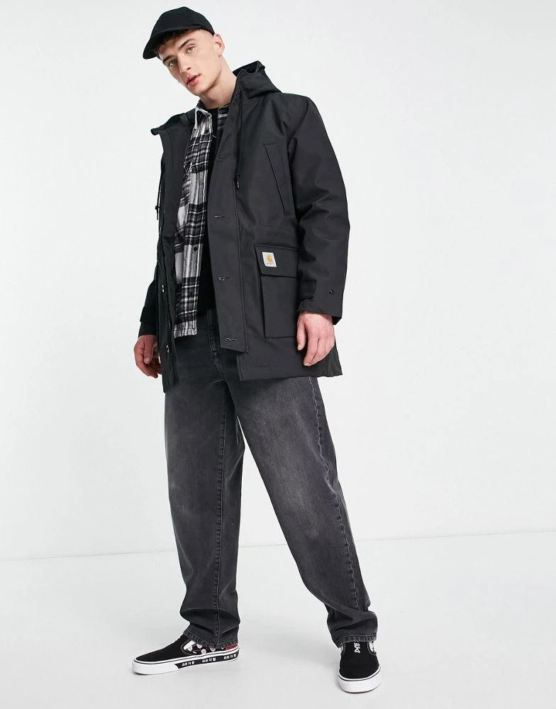 商品Carhartt|Carhartt WIP vernon jacket with removable liner in black,价格¥2883,第1张图片