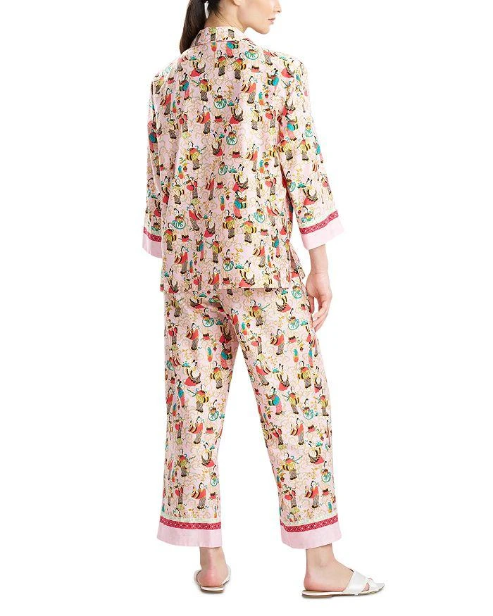 商品Natori|Cotton Tea Garden Long Pajama Set,价格¥1466,第2张图片详细描述