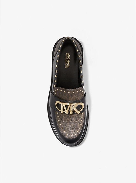 商品Michael Kors|Parker Studded Leather and Logo Loafer,价格¥331,第3张图片详细描述