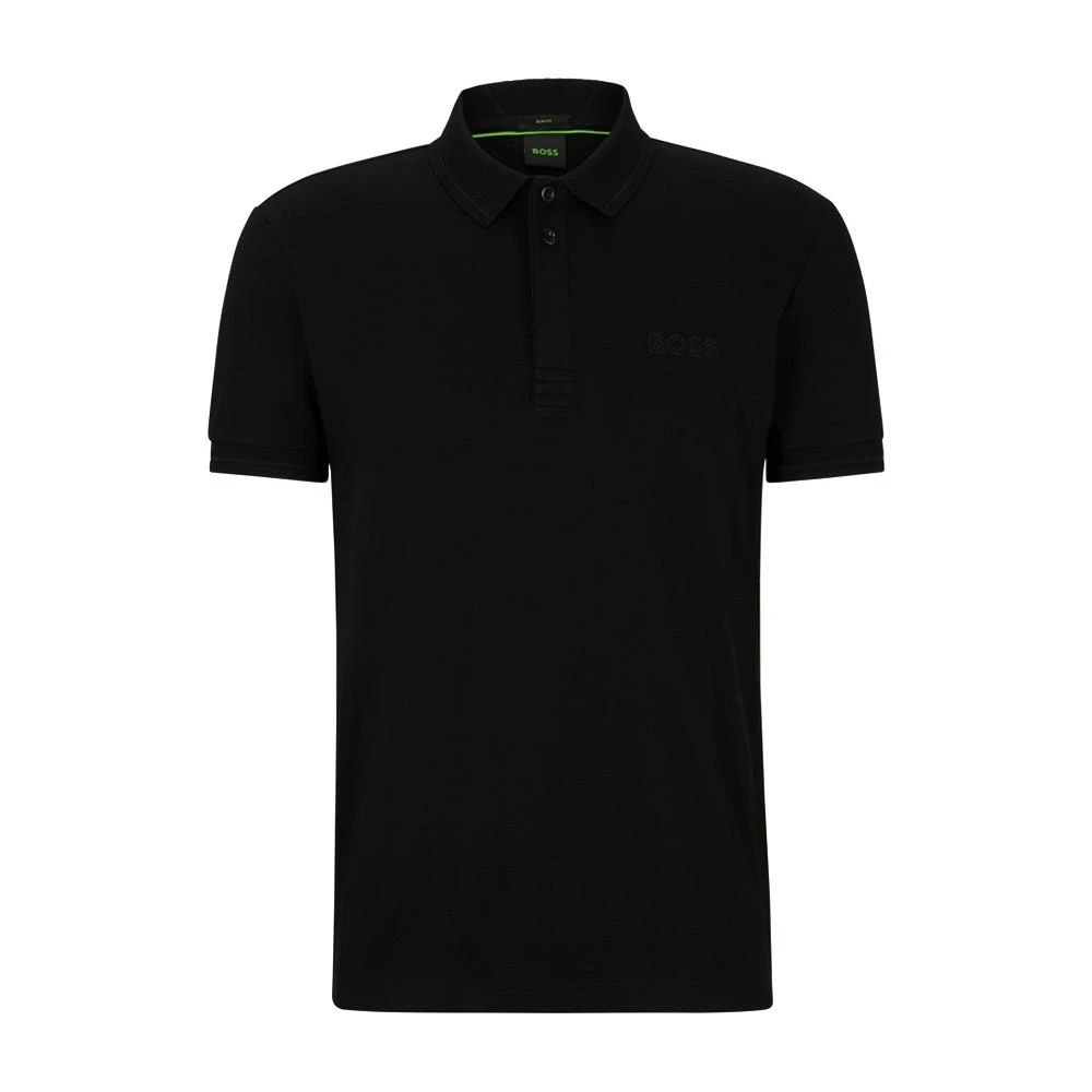 商品Hugo Boss|Men's Mesh Logo Slim-Fit Polo Shirt,价格¥883,第4张图片详细描述