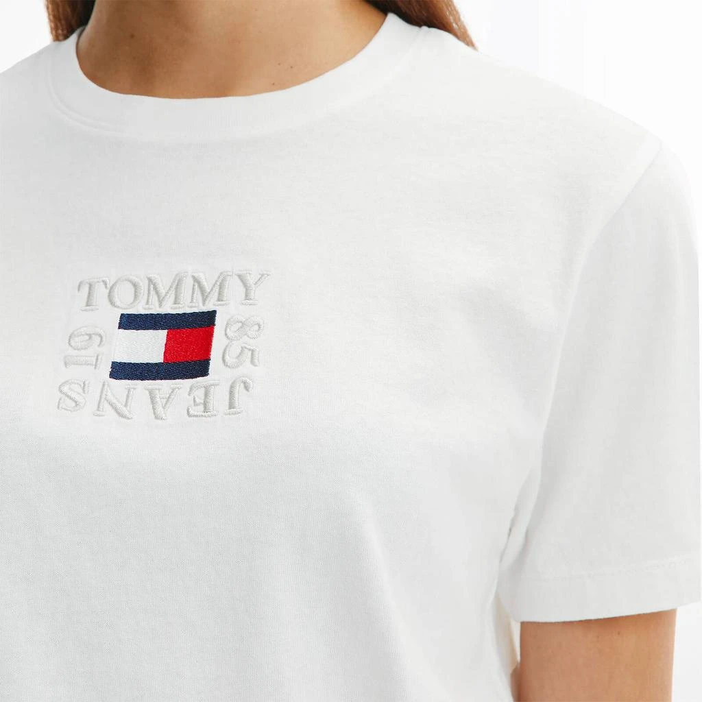 商品Tommy Jeans|Tommy Jeans Women's Tjw Relaxed Timeless Box T-Shirt - Ecru,价格¥151,第3张图片详细描述