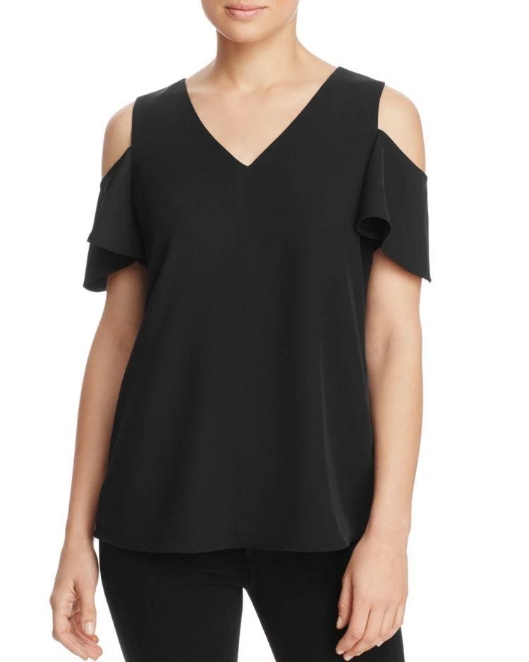 商品Calvin Klein|Cold Shoulder Bell Sleeve Top,价格¥251,第1张图片