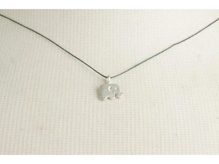 商品Dogeared|Make A Wish Luck Elephant Necklace,价格¥185,第3张图片详细描述