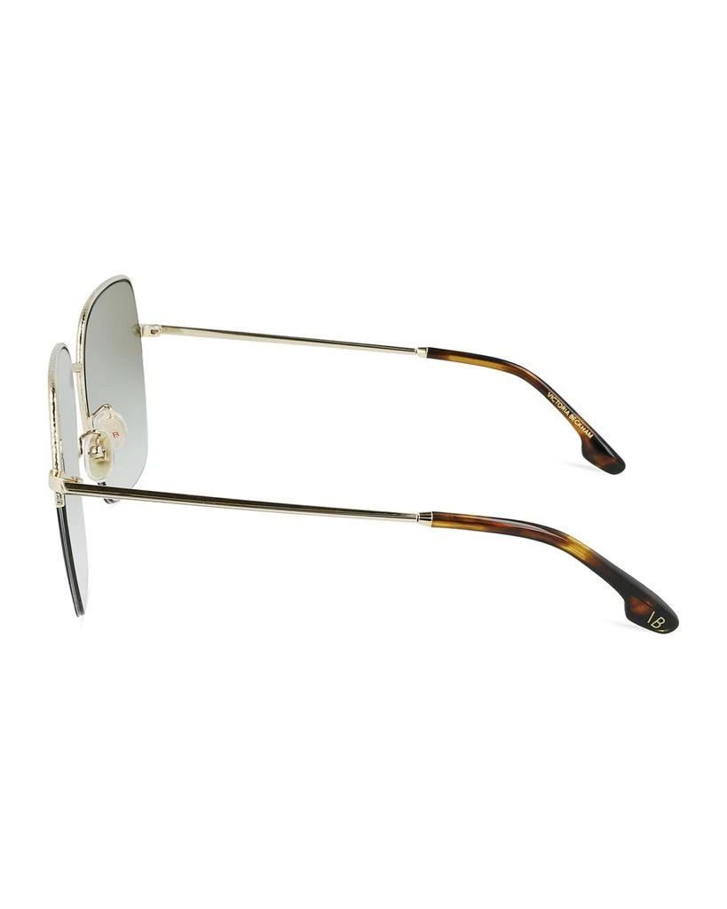 商品Victoria Beckham|Hammered Oversized Square Metal Sunglasses,价格¥3259,第3张图片详细描述
