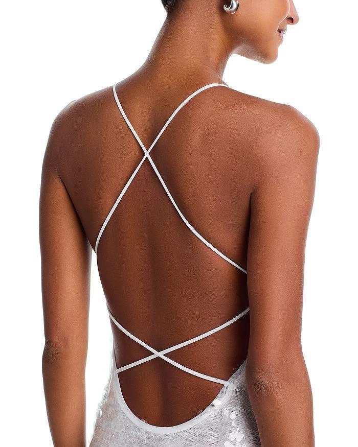 商品Norma Kamali|Low Back Fara Slip Fishtail Gown,价格¥4047,第3张图片详细描述