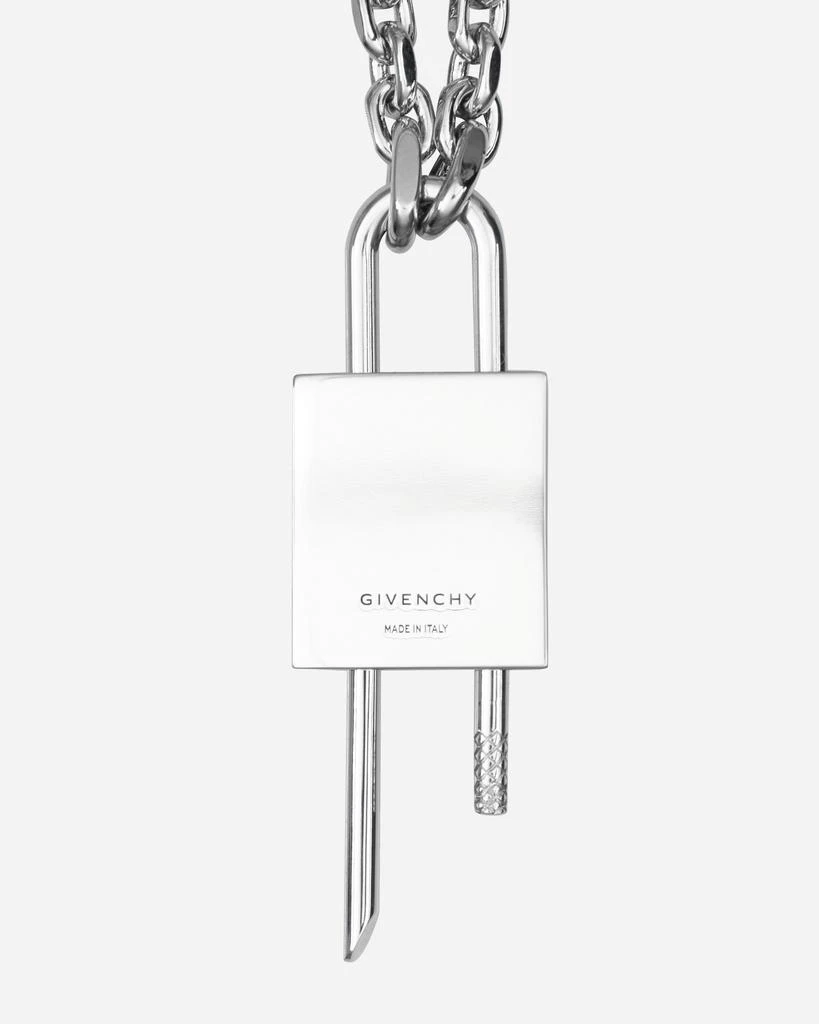 商品Givenchy|Lock Necklace Silver,价格¥3428,第4张图片详细描述