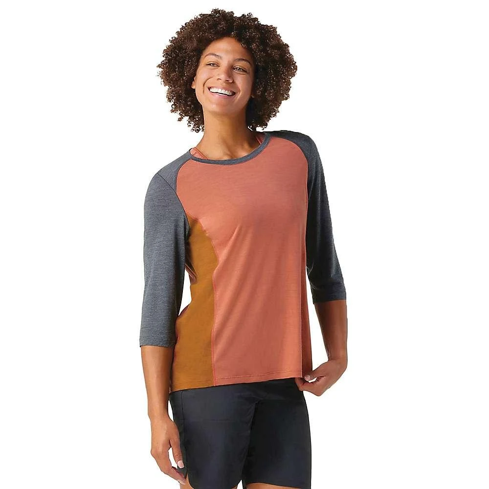 商品SmartWool|Smartwool Women's Merino Sport 120 Mountain Bike 3/4 Sleeve Tee,价格¥404,第5张图片详细描述