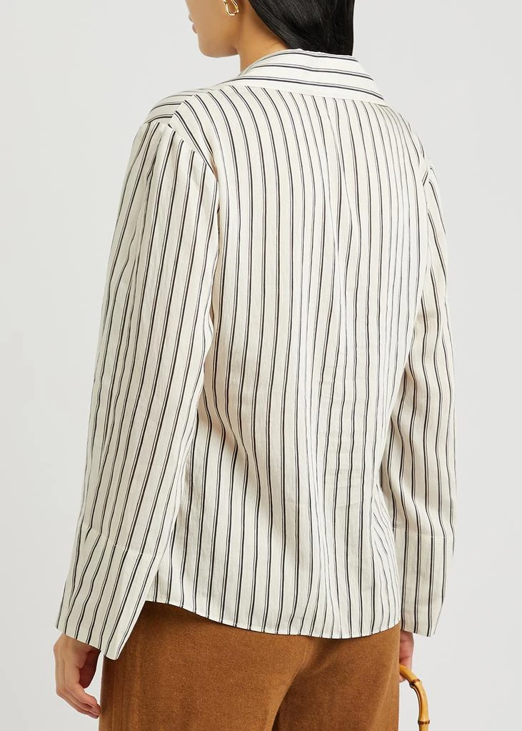 商品Vince|Striped rayon-blend shirt,价格¥1040,第3张图片详细描述