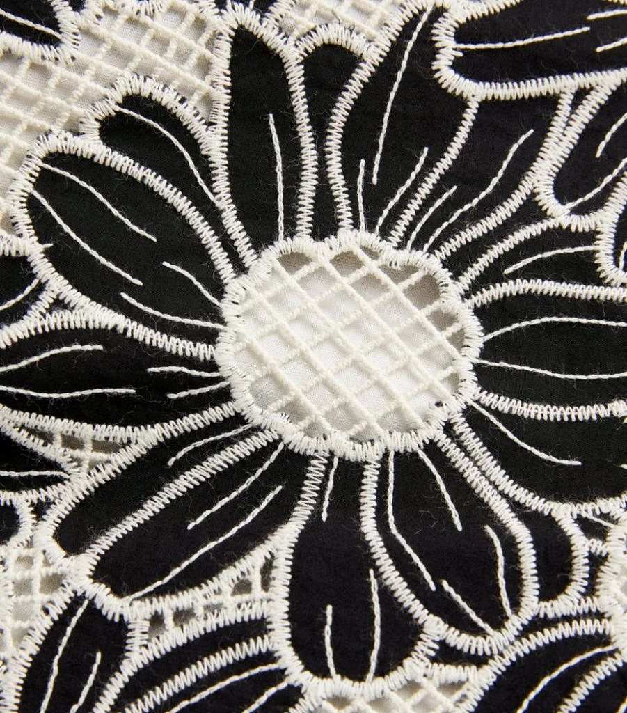 商品Sandro|Cotton Embroidered Mini Dress,价格¥2043,第5张图片详细描述