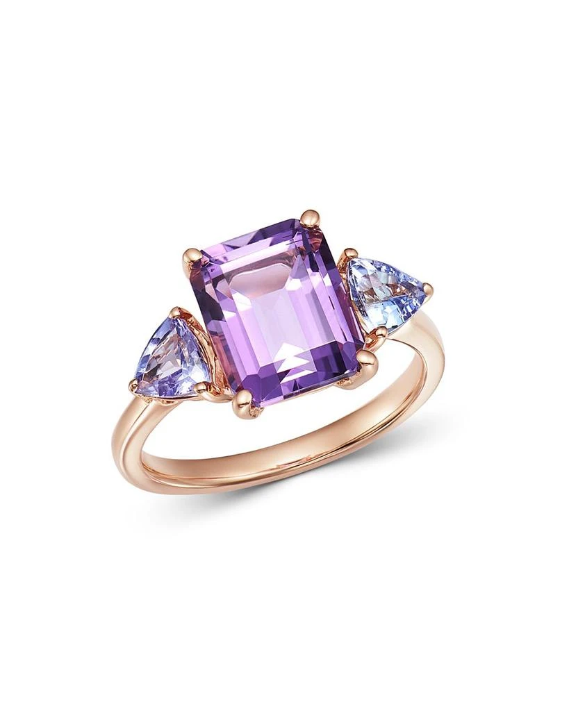 商品Bloomingdale's|Amethyst & Tanzanite Cocktail Ring in 14K Rose Gold - Exclusive,价格¥6807,第1张图片