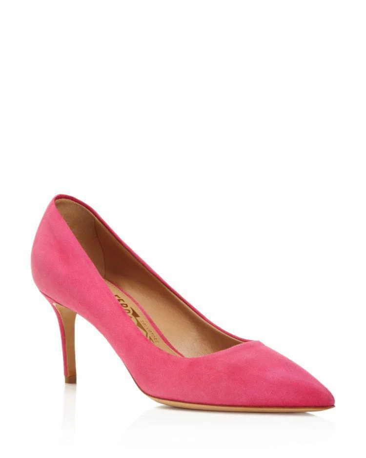 商品Salvatore Ferragamo|Salvatore Ferragamo
Fiore 麂皮高跟鞋,价格¥1713,第1张图片