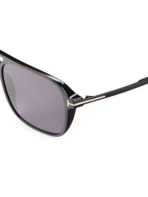 商品Tom Ford|59MM Rectangle Sunglasses,价格¥1475,第3张图片详细描述