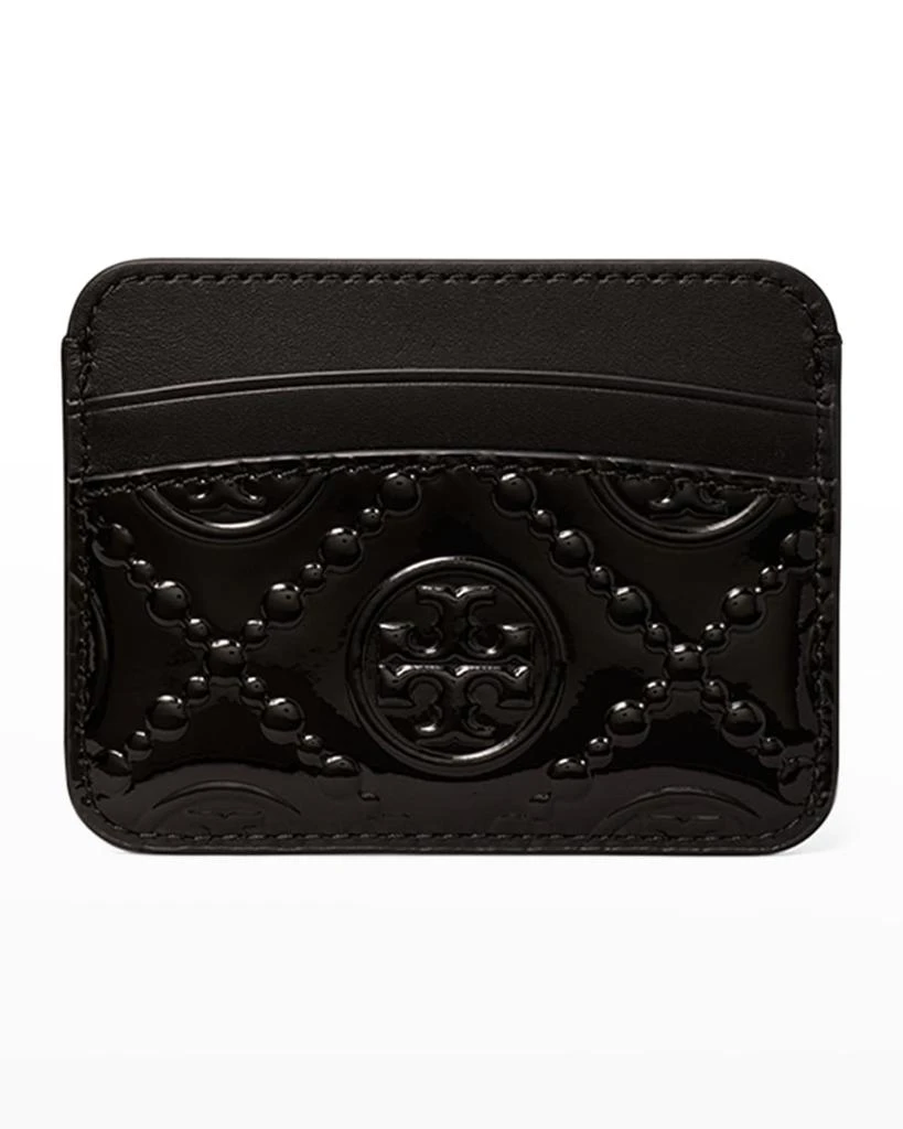 商品Tory Burch|T Monogram Patent Leather Card Case,价格¥684,第1张图片