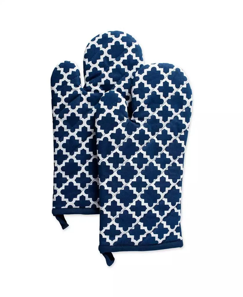商品Design Imports|Lattice Oven Mitt Set of 2,价格¥111,第1张图片