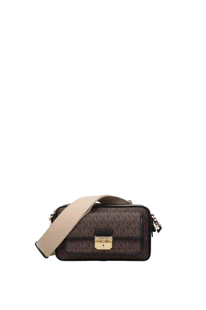 商品Michael Kors|Crossbody Bag bradshaw md Fabric Brown Black,价格¥1770,第1张图片