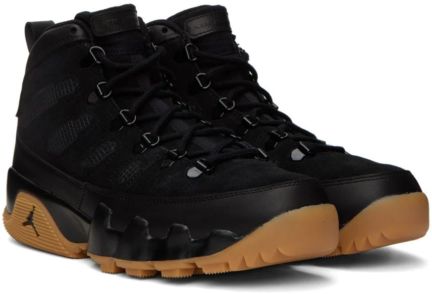 商品Jordan|Black Air Jordan 9 Retro Sneakers,价格¥977,第4张图片详细描述