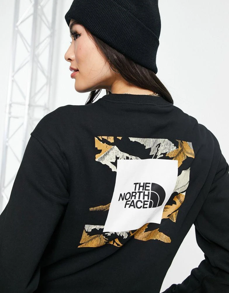 商品The North Face|The North Face Coordinates back print sweatshirt in black,价格¥364,第4张图片详细描述