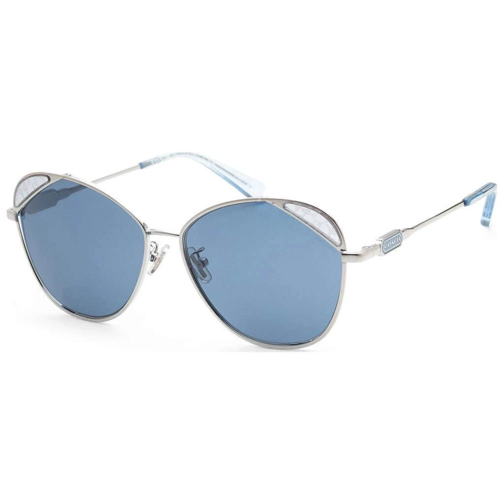 商品Coach|Coach Women's 59mm Fashion Silver Sunglasses,价格¥514,第1张图片