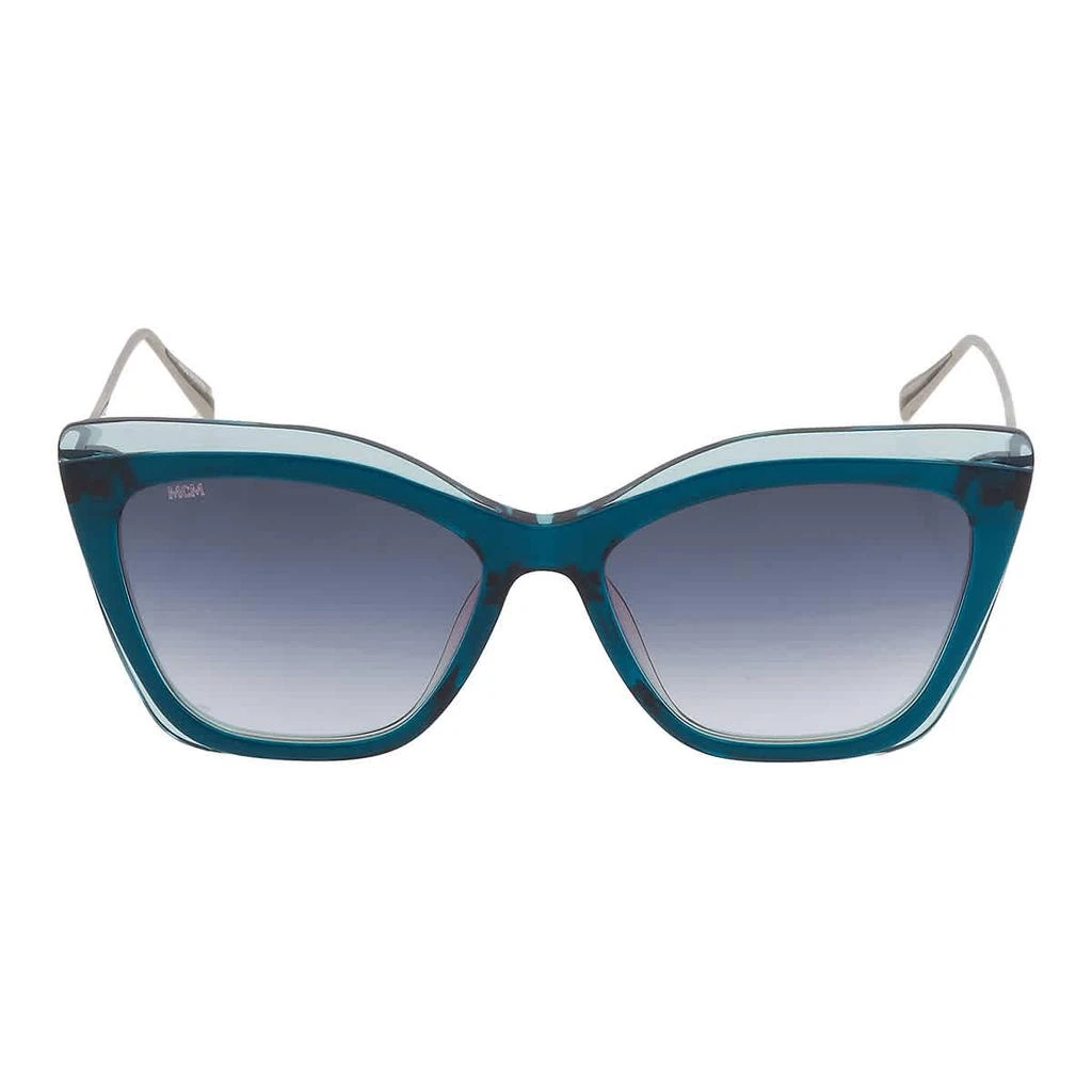 商品MCM|MCM Blue Gradient Cat Eye Ladies Sunglasses MCM698S 443 55,价格¥372,第2张图片详细描述