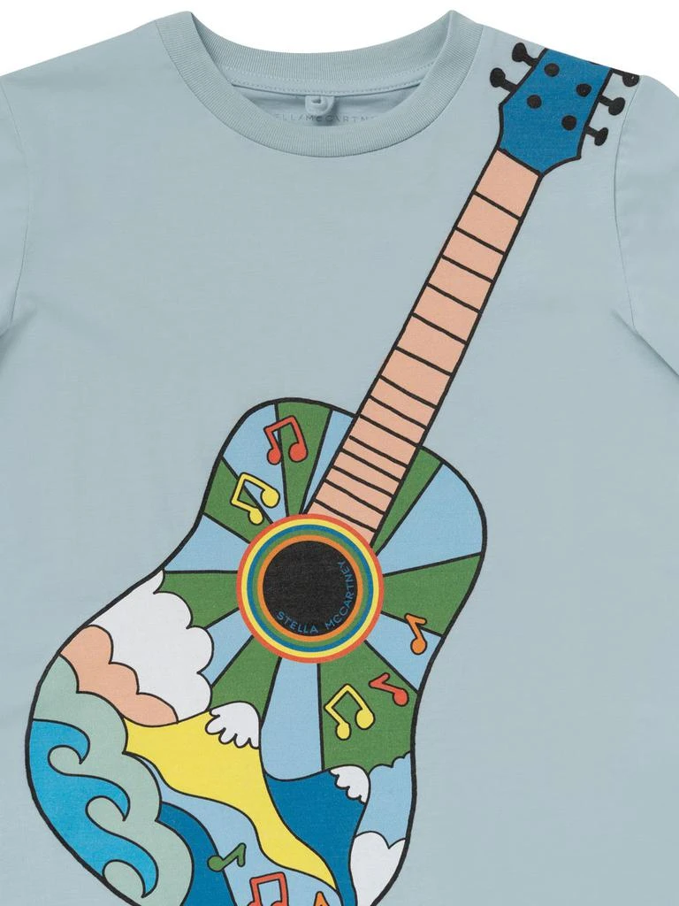 商品Stella McCartney|Guitar Print Organic Cotton T-shirt,价格¥356,第1张图片详细描述