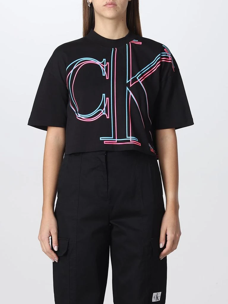 商品Calvin Klein|Calvin Klein Jeans cropped t-shirt,价格¥200,第1张图片