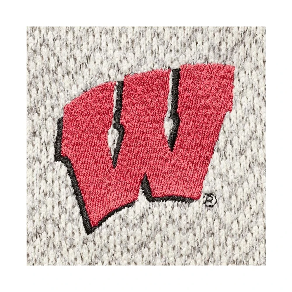 商品Columbia|Women's Cream Wisconsin Badgers Darling Days Raglan Fleece Pullover Hoodie,价格¥636,第4张图片详细描述