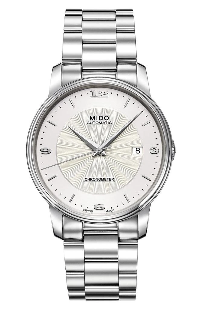 商品MIDO|Men's Baroncelli Bracelet Watch, 39mm,价格¥4225,第1张图片